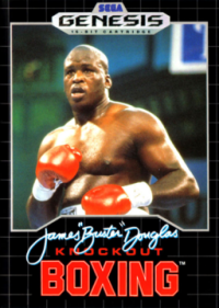 James Buster Douglas Knockout Boxing PAL Sega Mega Drive PAL box art